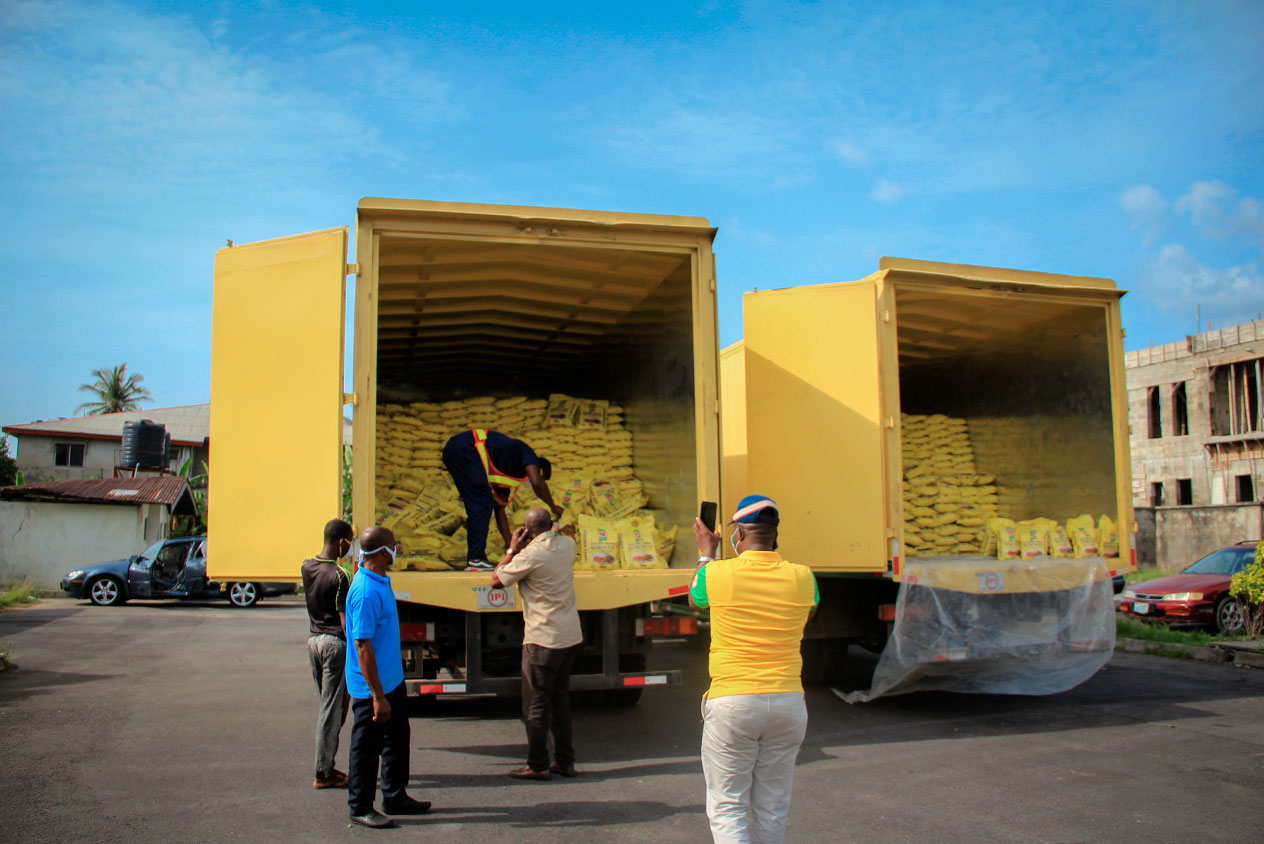 FMN COVID food relief images